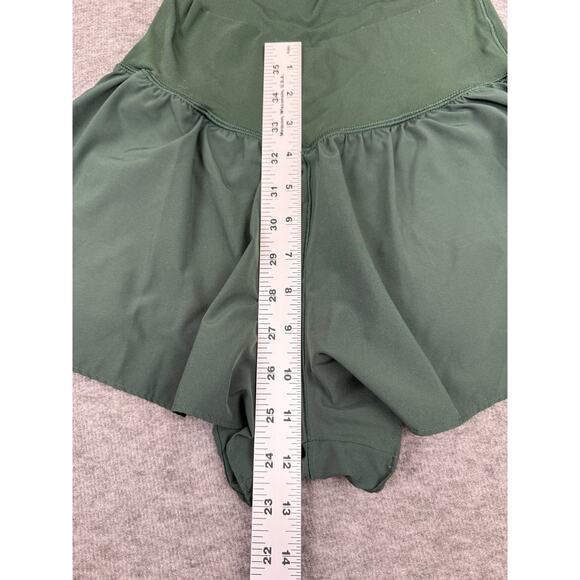 Aerie Offline Real Me Crossover Short Green size Small Athleisure Flirty Flowy - Picture 7 of 8
